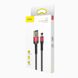 Baseus Cafule Cable Special Edition USB For IP 2.4A 1м Red+Black (CALKLF-G91) 5 из 6