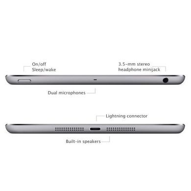Apple iPad mini 2 with Retina display Wi-Fi 16GB Space Gray (ME276)