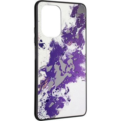 Marble Case for Xiaomi Poco F3 Grey/Purple