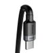 Baseus Cafule PD2.0 100W flash charging Type-C For Type-C cable (20V 5A) 2m Gray+Black (CATKLF-ALG1) 4 з 6