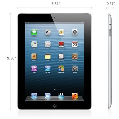 Apple iPad 4 32Gb Wi-Fi + Cellular (Black)