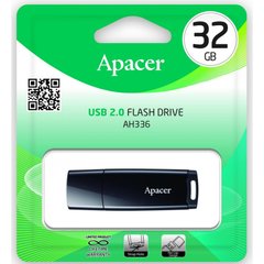 Apacer 32 GB AH336 Black (AP32GAH336B-1)