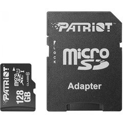 PATRIOT 128 GB microSDXC UHS-I + SD adapter PSF128GMCSDXC10