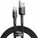 Baseus Сafule Cable USB For Type-C 2A 2M Gray+Black (CATKLF-CG1) 1 з 4