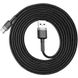 Baseus Сafule Cable USB For Type-C 2A 2M Gray+Black (CATKLF-CG1) 2 з 4
