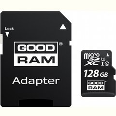 Карта памяти GOODRAM 128 GB microSDXC class 10 UHS-I + SD Adapter