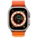 Apple Watch Ultra GPS + Cellular 49mm Titanium Case with Orange Alpine Loop - Medium (MQEU3/MQFL3) 2 з 2