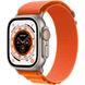 Apple Watch Ultra GPS + Cellular 49mm Titanium Case with Orange Alpine Loop - Medium (MQEU3/MQFL3) 1 з 2