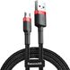 Baseus cafule Cable USB For Micro 2.4A 1M Red+Black (CAMKLF-B91) 1 з 4