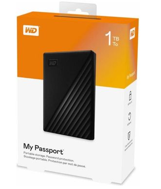 WD My Passport 1 TB Black (WDBYVG0010BBK-WESN)