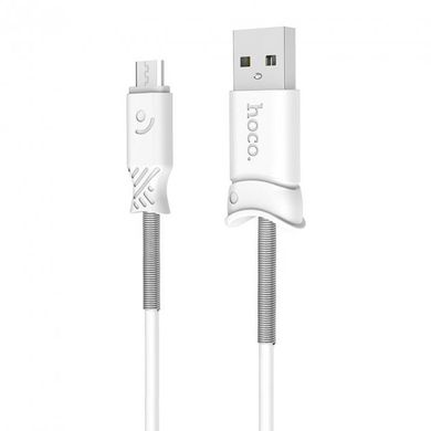 USB Cable Hoco X24 Pisces MicroUSB White 1m