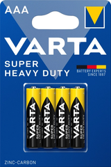 Varta AAA bat Zinc-Carbon 4шт SUPERLIFE (02003101414)