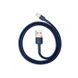 Baseus cafule Cable USB For iP 2.4A 1m Gold+Blue (CALKLF-BV3) 2 з 5