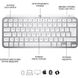 Logitech MX Keys Mini For Mac Wireless Illuminated Pale Grey (920-010526, 920-010528) 2 з 9