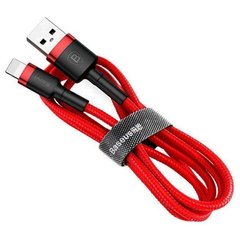 Baseus cafule Cable USB For lightning 2.4A 1M Red+Red (CALKLF-B09)