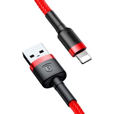 Baseus cafule Cable USB For lightning 2.4A 1M Red+Red (CALKLF-B09)