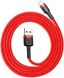 Baseus cafule Cable USB For lightning 2.4A 1M Red+Red (CALKLF-B09) 2 из 5