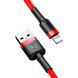 Baseus cafule Cable USB For lightning 2.4A 1M Red+Red (CALKLF-B09) 3 з 5