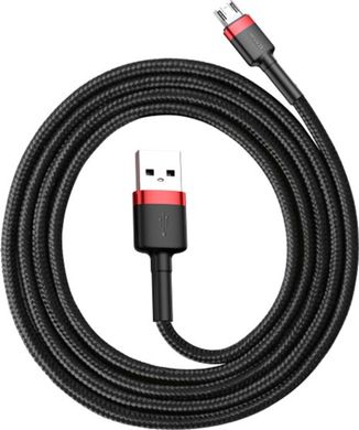 Baseus cafule Cable USB For Micro 2.4A 1M Red+Black (CAMKLF-B91) (UA)