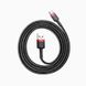 Baseus Cafule Cable USB For Type-C 3A 1M Red+Black (CATKLF-B91) 5 з 7
