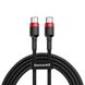 Baseus Cafule Series Type-C PD2.0 60W Flash charge Cable 20V 3A 1m Red black (CATKLF-G91) 1 з 4