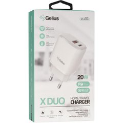 СЗУ Gelius Pro X-Duo GP-HC014 USB+Type-C QC3.0/PD20W
