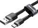 Baseus USB Cabel to USB-C Cafule 1m Grey/Black (CATKLF-BG1) 3 з 6