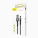 Baseus Cafule Cable special edition USB For iP 2.4A 1м Grey+Black (CALKLF-GG1) 5 з 6