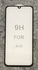 Защитное стекло 5D для Samsung A40 (Black)