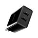 Baseus Speed Mini Dual U Charger 10.5W + Lightning Black (TZCCFS-R01) 1 из 2