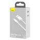 Baseus Simple Wisdom Data Cable Kit Lightning USB 1.5m White (TZCALZJ-02) 7 з 8
