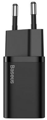 Baseus Super Si Quick Charger 20W Sets Black + Type-C to Lightning (TZCCSUP-B01)