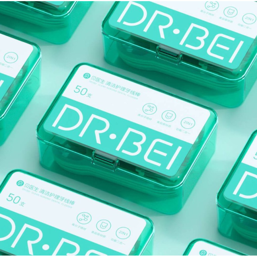 Dr.Bei Dental Floss Box (50 шт.) (BHR4495RT)