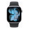 Apple Watch Series 11 GPS 42mm Space Grey Alu. Case w. Black S. Band - S/M (MEQW4)