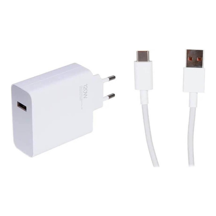 Xiaomi 120W Charger + USB Type-C Cable White (BHR6034EU) (EU) (повреждена упаковка)