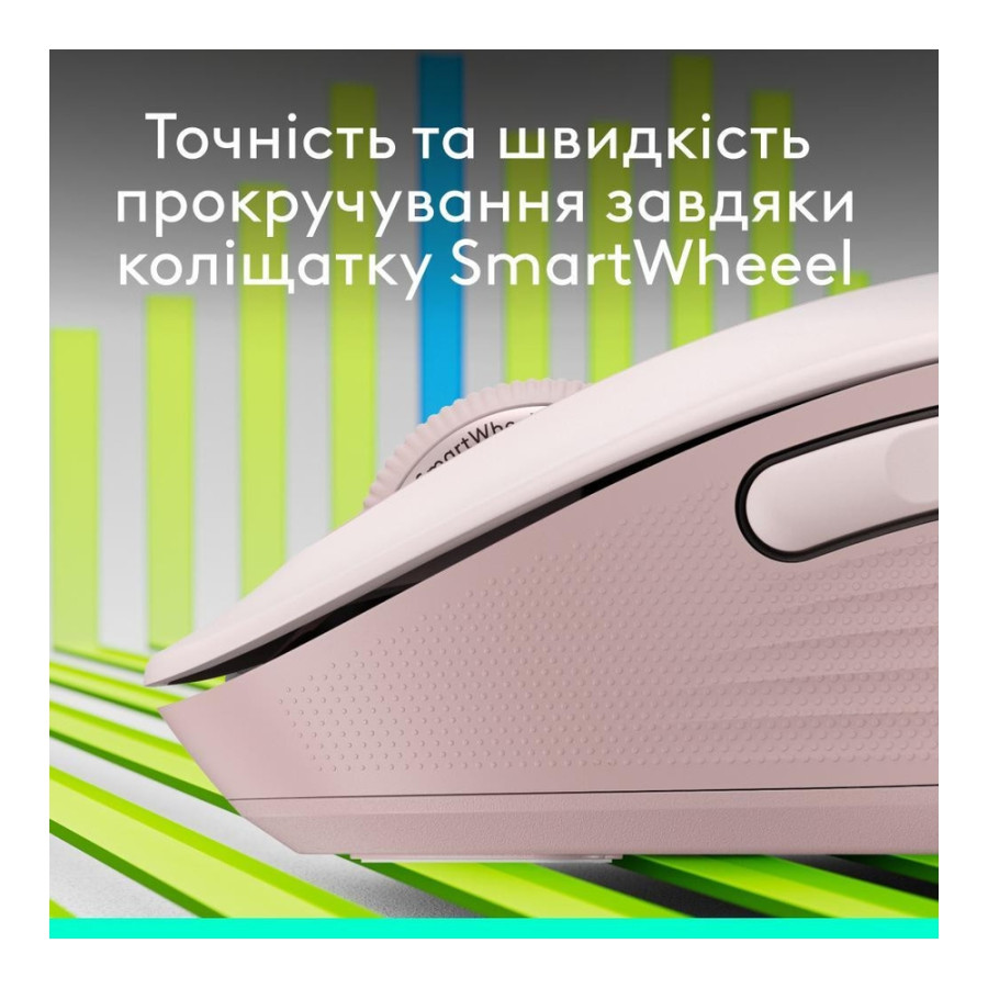 Logitech Signature M650 Wireless Mouse Rose (910-006254)