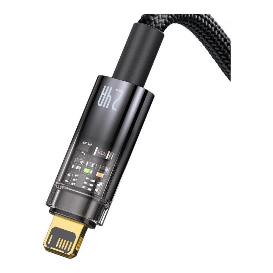 Baseus Explorer Series Intelligent Power-Off Lightning Cable 1m Black (CATS000401)