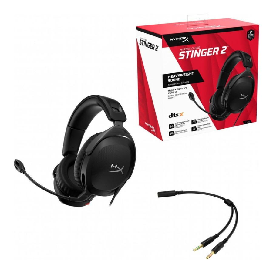HyperX Cloud Stinger 2 Wired Black (519T1AA)