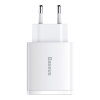 Baseus Compact Quick Charger 2U+C 30W White (CCXJ-E02)