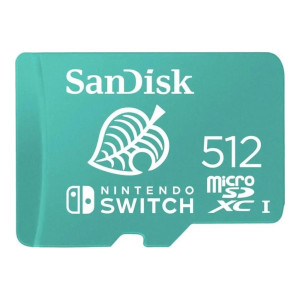 SanDisk 512 GB microSDXC for Nintendo Switch (SDSQXAO-512G-GNCZN, SDSQXAO-512G-GN3ZN)