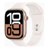 Apple Watch Series 10 GPS 46mm Rose Gold Alu. Case w. Light Blush Sport Band - M/L (MWWU3)