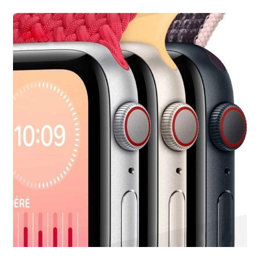 Apple Watch SE 2 GPS + Cellular 44mm Midnight Alu. Case w. Midnight Sport Band M/L (MRH73)