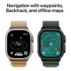 Apple Watch Ultra 2 GPS + Cellular 49mm Black Titan. Case w. Dark Green Alpine Loop - Small (MX4Q3)