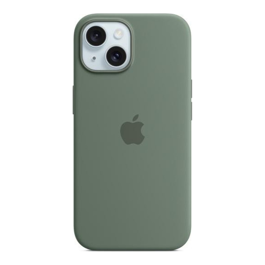 Apple iPhone 15 Silicone Case with MagSafe - Cypress (MT0X3) (OEM)