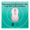 Logitech Signature M650 Wireless Mouse Rose (910-006254)