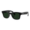 Ray-Ban Meta Wayfarer Gen2 Stand.Shiny Black Frame/Clear to Graphite Green Transit.Lens. RW4012 601/1M 50-22