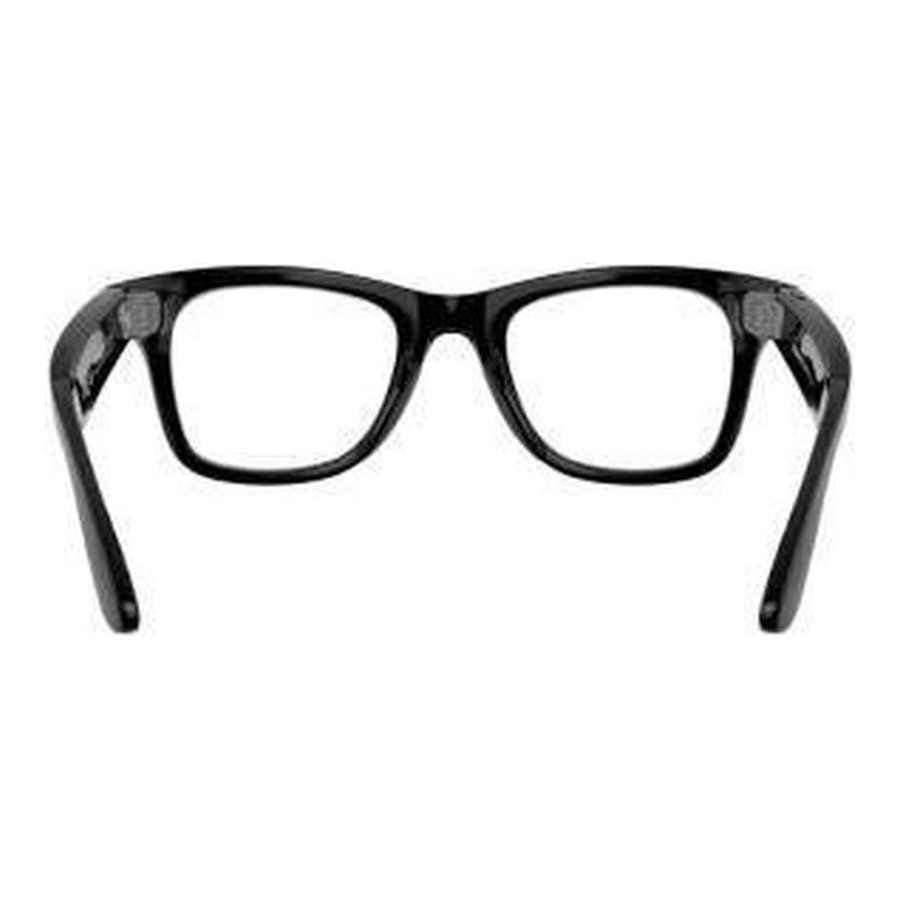 Ray-Ban Meta Wayfarer Gen2 Stand.Shiny Black Frame/Clear to Graphite Green Transit.Lens. RW4012 601/1M 50-22