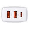 Baseus Compact Quick Charger 2U+C 30W White (CCXJ-E02)