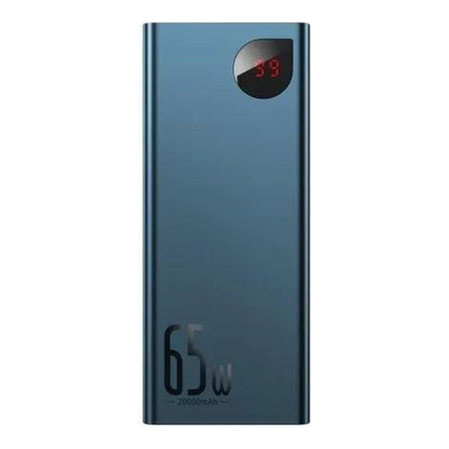 Baseus Adaman Metal Digital Display Quick Charge Power Bank 65W 20000mAh Blue (PPIMDA-D03)