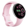 Google Pixel Watch 3 41 mm Wi-Fi Polished Silver Aluminum Case/Rose Quartz Active Band
